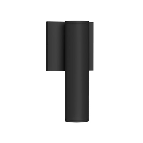 Kuzco Lighting LD2-WS09W10-3036-BK-UNV-010 Lorna 9-in (2-in Dia.) Interior/Exterior Wall Sconce - CCT: 3000K -  Finish: Black