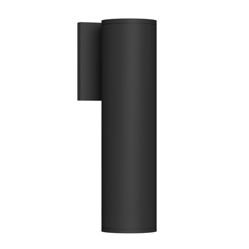 Kuzco Lighting LD3-WS12W18-3036-BK-UNV-010 Lorna 12-in (3-in Dia.) Interior/Exterior Wall Sconce - CCT: 3000K -  Finish: Black