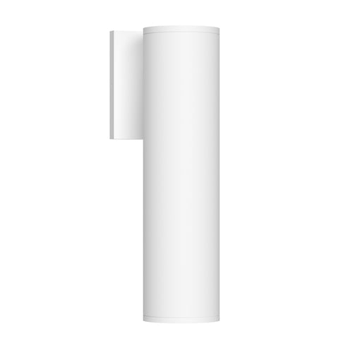 Kuzco Lighting LD3-WS12W18-3036-WH-UNV-010 Lorna 12-in (3-in Dia.) Interior/Exterior Wall Sconce - CCT: 3000K -  Finish: White