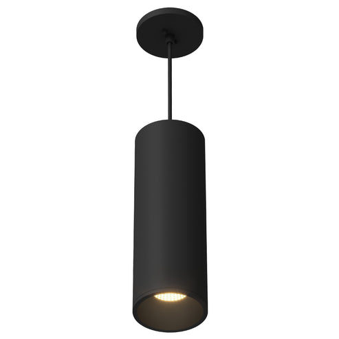 Kuzco Lighting LD4-PD12W24-3036-BK-UNV-010 Lorna 13-in (4-in Dia.) Pendant - CCT: 3000K -  Finish: Black