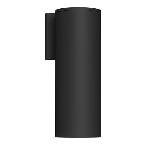 Kuzco Lighting LD4-WS12W24-3036-BK-UNV-010 Lorna 12-in (4-in Dia.) Interior/Exterior Wall Sconce - CCT: 3000K -  Finish: Black