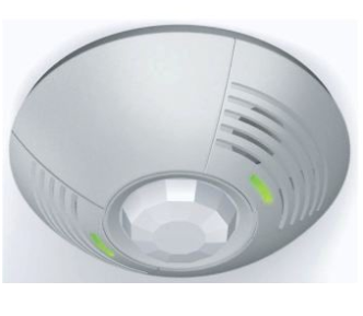 Lutron LOS-CDT-500R-WH Occupancy Sensor Ceil Mnt Dual Tech 500 Sq Ft W/Relay, White