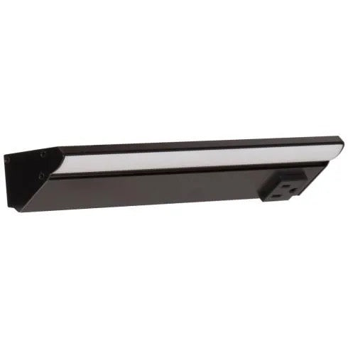 Task Lighting LP10-T6R5W-BBK 10.5" 5 Watt Lighted Power Strip - 1 Receptacle - CCT Tunable (27K Thru 50K) - 12V - Black Finish