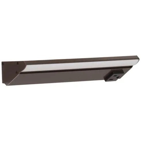 Task Lighting LP10-T6R5W-BBZ 10.5" 5 Watt Lighted Power Strip - 1 Receptacle - CCT Tunable (27K Thru 50K) - 12V - Bronze Finish