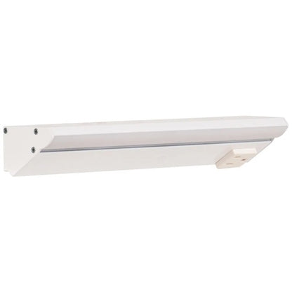 Task Lighting LP10HR3NDWWT27 10.5" 6 Watt Lighted Power Strip - 1 Receptacle - CCT 2700K - 300 Lumens - 12V - White Finish