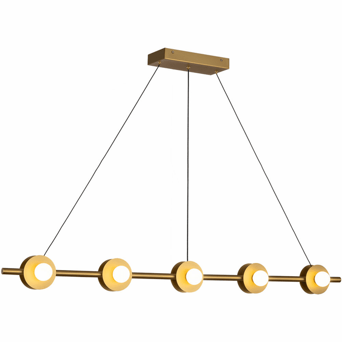 Kuzco Lighting LP15548-BG-UNV Elixir LED 48.13 inch Linear Pendant Ceiling Light Brushed Gold Finish