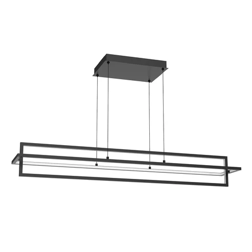 Kuzco Lighting LP16248-BK-UNV-010 Mondrian LED 47.25 inch Linear Pendant Ceiling Light Black Finish