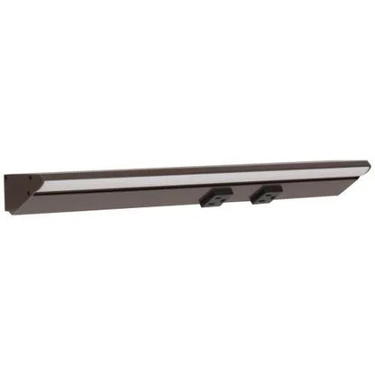 Task Lighting LP18-T6R9W-BBZ 18.5" 7W Lighted Power Strip - 2 Receptacles - CCT Tunable (27K Thru 50K) - Voltage 12V - Bronze Finish