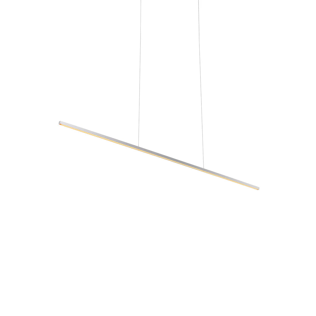 Kuzco Lighting LP18248-BN-UNV Vega Minor 48 Inch Wide LED Suspension Linear Pendant Ceiling Light Brushed Nickel Finish