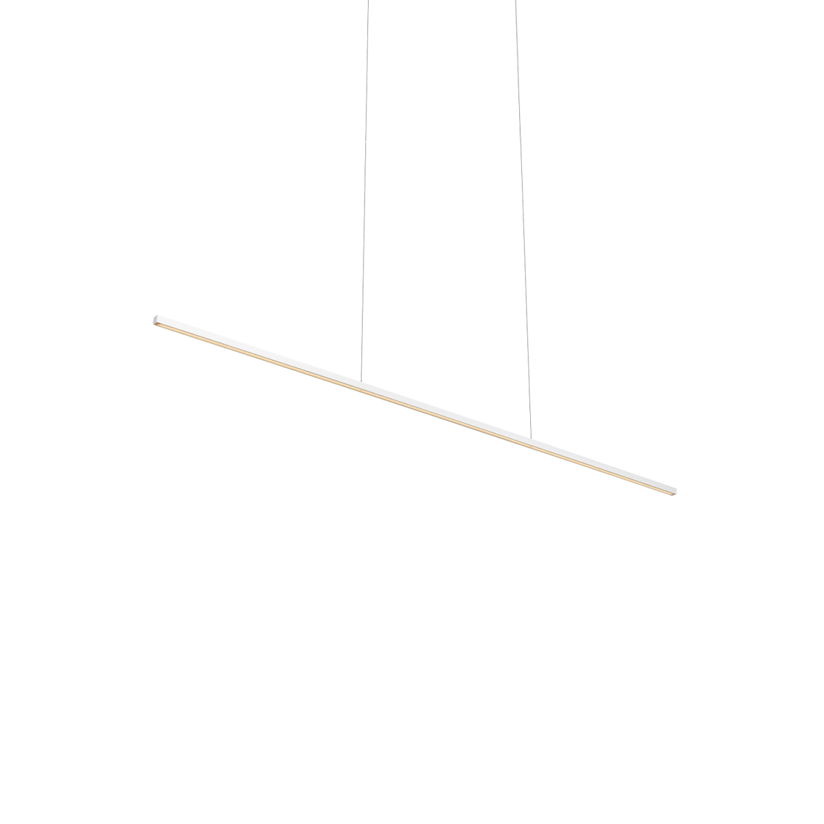 Kuzco Lighting LP18248-WH-UNV Vega Minor 48 Inch Wide LED Suspension Linear Pendant Ceiling Light White Finish