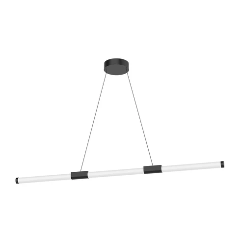 Kuzco Lighting LP18648-BK-UNV Akari 50 Inch Wide LED Suspension Linear Pendant Ceiling Light White Finish