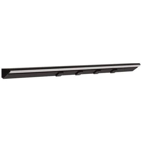 Task Lighting LP30-T6R15W-BBK 30.5" 15W Lighted Power Strip - 4 Receptacles - CCT Tunable (27K Thru 50K) - Voltage 12V - Black Finish