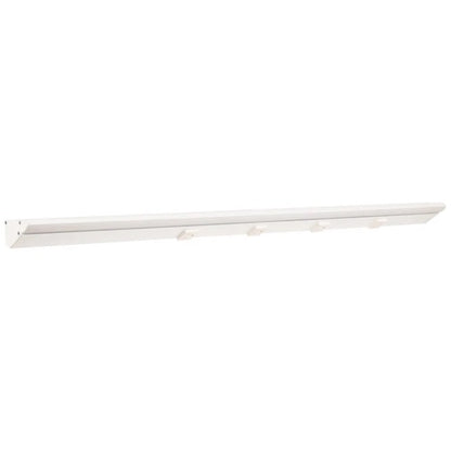 Task Lighting LP30-T6R15W-WWT 30.5" 15W Lighted Power Strip - 4 Receptacles - CCT Tunable (27K Thru 50K) - Lumens 1500 lm - Voltage 12V - White Finish