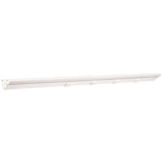 Task Lighting LP30-T6R15W-WWT 30.5" 15W Lighted Power Strip - 4 Receptacles - CCT Tunable (27K Thru 50K) - Lumens 1500 lm - Voltage 12V - White Finish