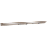 Task Lighting LP36-T6R18W-GSN 36.5" 18W Lighted Power Strip - 4 Grey Receptacles - CCT Tunable (27K thru 50K) - 12V - Satin Nickel