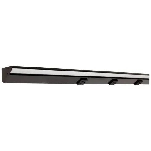 Task Lighting LP42-T6R21W-BBK 42.5" 21W Lighted Power Strip - 5 Receptacles - CCT Tunable (27K thru 50K) - Voltage 12V - Black Finish
