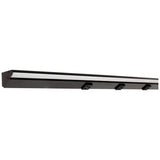 Task Lighting LP42-T6R21W-BBK 42.5" 21W Lighted Power Strip - 5 Receptacles - CCT Tunable (27K thru 50K) - Voltage 12V - Black Finish