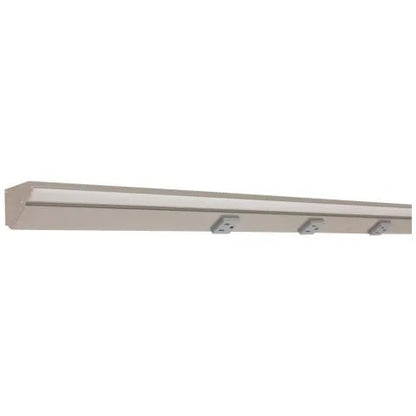 Task Lighting LP42-T6R21W-GSN 42.5" 21W Lighted Power Strip - 5 Receptacles - CCT Tunable (27K thru 50K) - Voltage 12V - Satin Nickel Finish