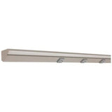 Task Lighting LP42-T6R21W-GSN 42.5" 21W Lighted Power Strip - 5 Receptacles - CCT Tunable (27K thru 50K) - Voltage 12V - Satin Nickel Finish