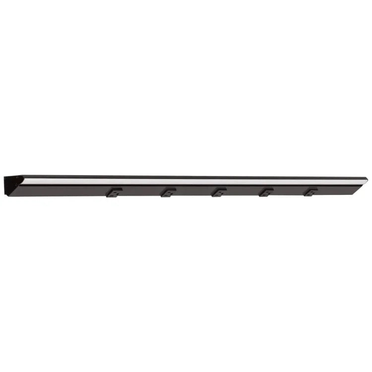 Task Lighting LP42HR21NDBBK27 42.5" 21W Lighted Power Strip - 5 Receptacles - Color Temperature 2700K - Lumens 2100 lm - Voltage 12V - Black Finish