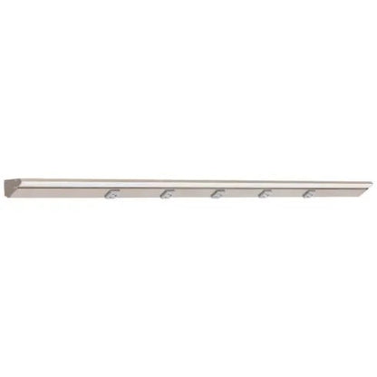 Task Lighting LP48-T6R24W-GSN 48.5" 24W Lighted Power Strip - 5 Receptacles - CCT Tunable (27K Thru 50K) - Voltage 12V - Satin Nickel Finish