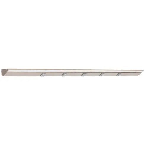Task Lighting LP48-T6R24W-GSN 48.5" 24W Lighted Power Strip - 5 Receptacles - CCT Tunable (27K Thru 50K) - Voltage 12V - Satin Nickel Finish