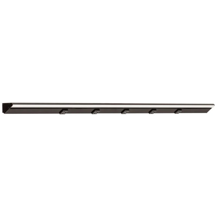 Task Lighting LP48HR24NDBBK50 48.5" 24W Lighted Power Strip - 5 Receptacles - Color Temperature 5000K - Lumens 2400 lm - Voltage 12V - Black Finish