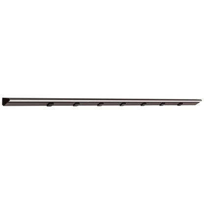 Task Lighting LP60-T6R30W-BBK 60.5" 30W Lighted Power Strip - 7 Receptacles - CCT Tunable (27K Thru 50K) - Voltage 12V - Black Finish