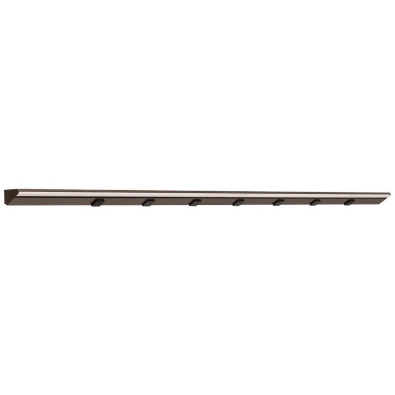 Task Lighting LP60-T6R30W-BBZ 60.5" 30W Lighted Power Strip - 7 Receptacles - CCT Tunable (27K Thru 50K) - Voltage 12V - Bronze Finish