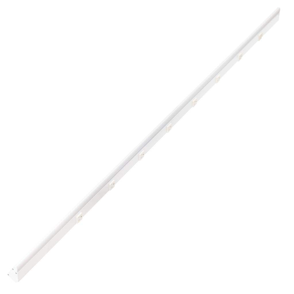 Task Lighting LP72HR36NDWWT50 72.5" 36W Lighted Power Strip - 8 Receptacles - Color Temperature 5000K - Lumens 3600 lm - Voltage 12V - White Finish