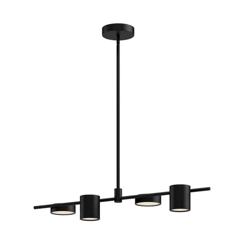 Kuzco Lighting LP96840-BK-UNV Jayden 40 Inch Linear Pendant Ceiling Light Black Finish