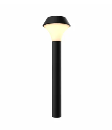 DALS Lighting LPL26-CC-BK Single Beacon 24V LED Bollard Path Light 13W, 800lm,  2700K, 3000K, 3500K, 4000K - Black Finish