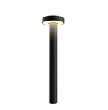 DALS Lighting LPP20-CC-BK Single Flux 24V LED Bollard Path Light 8W, 360lm,  2700K, 3000K, 3500K, 4000K - Black Finish