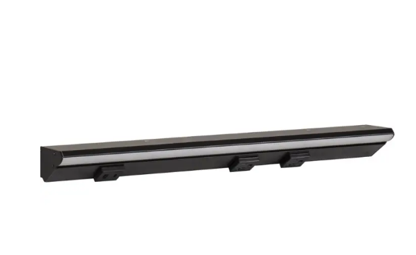 Task Lighting LPUL18T6RBBK 18.5 Inch Lighted Power Strip - 900 Lumens - 9W - CCT Tunable - 2 Receptacles - 1 USB-A/C - 12V - Black