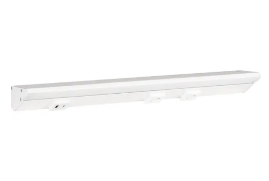 Task Lighting LPUL18T6RWWT 18.5 Inch Lighted Power Strip - 900 Lumens - 9W - CCT Tunable - 2 Receptacles - 1 USB-A/C - 12V - White