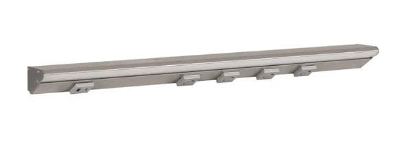 Task Lighting LPUL24T6RGSN 24.5" Lighted Power Strip - 1,200 Lumens - 12W - CCT Tunable - 4 Receptacles - 1 USB-A/C - 12V - Satin Nickel / Gray