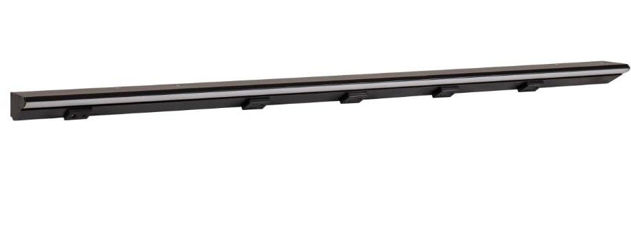 Task Lighting LPUL36S6RBBK30 36-1/2" RM USB Series Lighted Power Strip, 600 Lm/Ft Higher Output, Black Finish, Black receptacles, Color Temperature 3000K