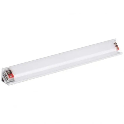 Task Lighting LR1P312V09-02W4 6-5/8" 53 Lumens 12-volt Accent Output Linear Fixture, Fits 9" Wall Cabinet, 2 Watts, Angled 003 Profile, Single-white, Cool White 4000K