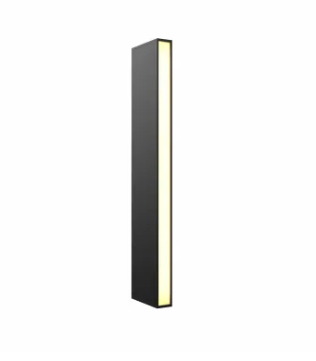 DALS Lighting LRB30-3K-BK Column 30" Tall 12V LED Bollard Path Light 13W, 700lm,  3000K- Black Finish