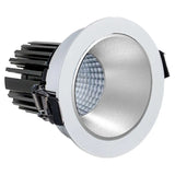 Westgate LRD-10W-MCT5-3WTR-HZ 3" Led Winged Recessed Downlight, Open Trim, Wattage 10w, CCT Selectable, 700 Lumens, Voltage 120v, Matte Silver