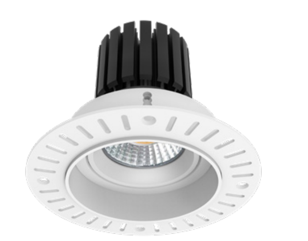 Westgate LRD-TL-10W-MCT5-4RM-WH 4 Inch LED Architectural Trimless Recessed Lights, Watt 10W, MCT5 27k/30k/35k/40k/50k