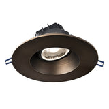 Lotus LED Lights LRG6-5CCT-ORB 6" Round Regressed Gimbal LED Downlight, Color Temperature 2700K-5000K, Wattage 15W, Lumens 1400 lm, 120V, Oil Rubbed Bronze