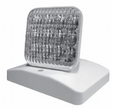 Orbit LRHS-1-MV-W-HO Single Square Led Head Multi Volt White Housing High Output 1.5 W per Head and 3.6V, 6V, 9.6V & 12V