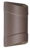 Westgate LRS-CR2-MCT-BR 6 Inch 2x6W Wattage, IP65 Die-Cast Modern Wall Sconces, Up or Down Light, Selectable 3CCT, Bronze Finish
