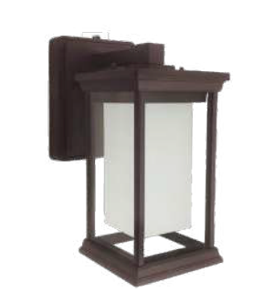 Westgate LRS-M1-MCT-P-ORB 11" M1 LED Outdoor Lanterns Wall Sconce Light W/ Frosted Lens, Multi Color Temperature,, Wattage 12 W, Bronze Finish