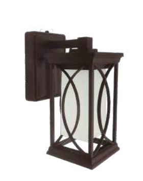 Westgate LRS-M2-MCT-P-ORB 11" M2 LED Outdoor Lanterns Wall Sconce Light W/ Frosted Lens, Multi Color Temperature,, Wattage 12W, Bronze Finish