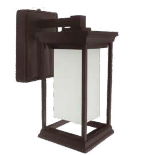 Westgate LRS-N1-MCT-P-ORB 13 Inch N1 LED Outdoor Lantern Wall Sconce W/ Photocell, Wattage 20W, Multi Selectable Color Temperate, Frosted Lens Oil Rubbed Bronze Finish
