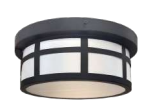 Westgate LRS-PV-MCT-DD 12" Outdoor/Indoor Decorative Ceiling Lantern Light, MCTP 30K/40K/50K, Bronze Finish