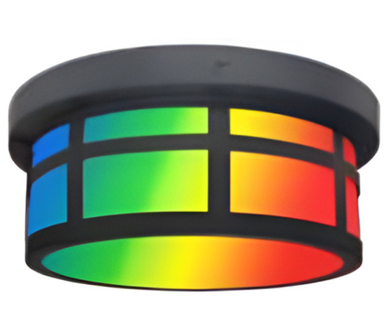 Westgate LRS-PV-RGBW Outdoor/indoor Ceiling Light, 13", 25w, 1920lm, 5CCT And RGB, Oil-rubbed Bronze Finish