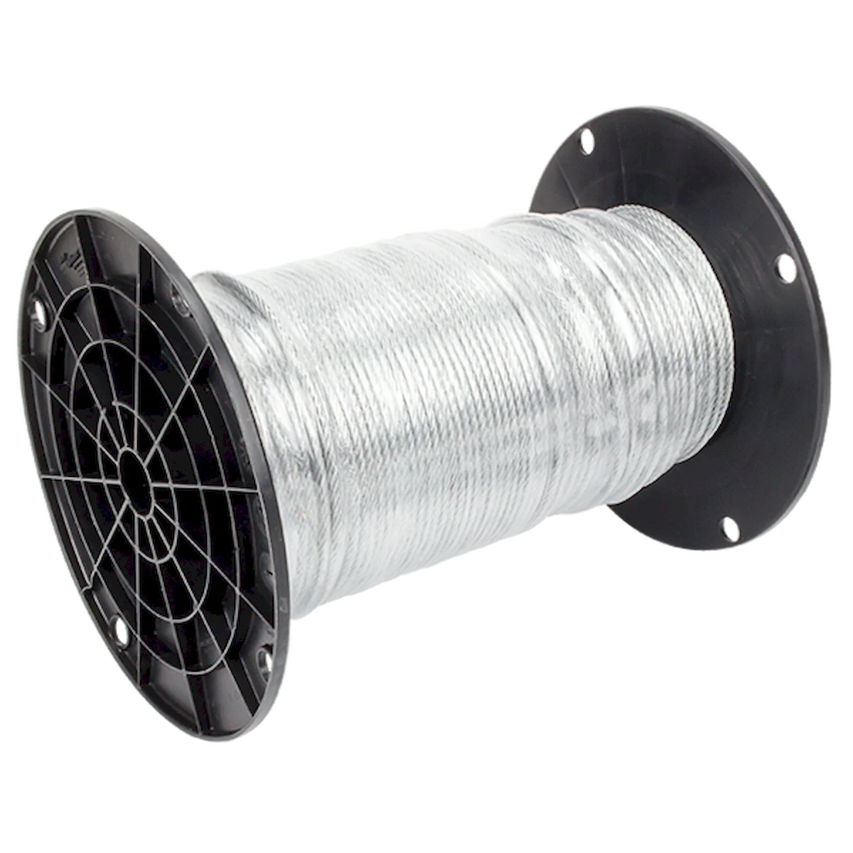 American Lighting LS-CABLE-500 500ft Heavy-Duty Catenary Cable Kit – 1/8" Galvanized Steel, 330lb Capacity, Adjustable Clips & Tensioning Tool, Indoor/Outdoor for Commercial String Lighting